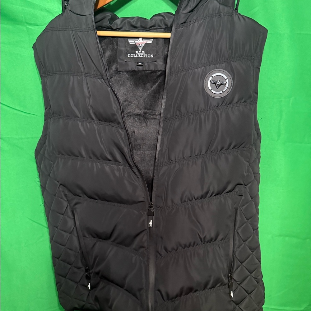 Emporio Armani Black Quilted Men's Vest